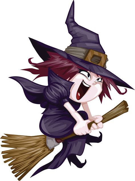 Halloween witch cartoonn